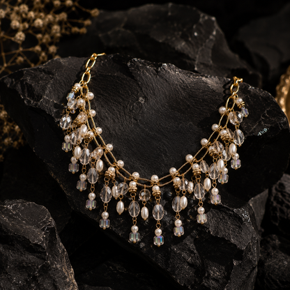 Royal Pearl Crystal Necklace