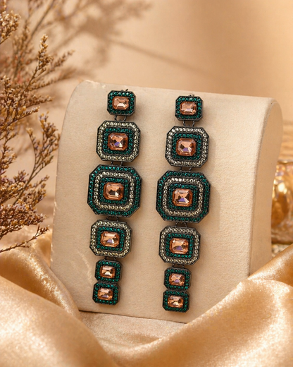 Emerald Royale Drop Earrings