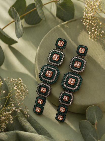 Emerald Royale Drop Earrings