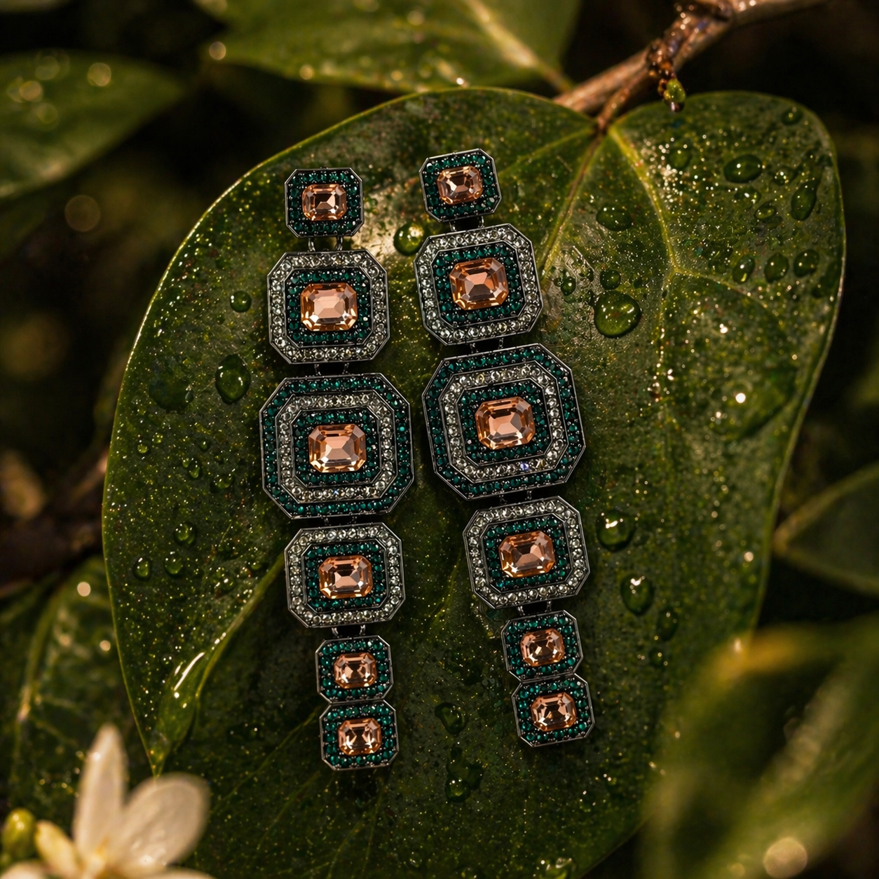 Emerald Royale Drop Earrings