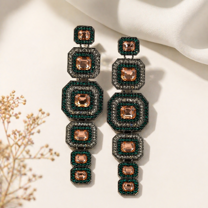 Emerald Royale Drop Earrings