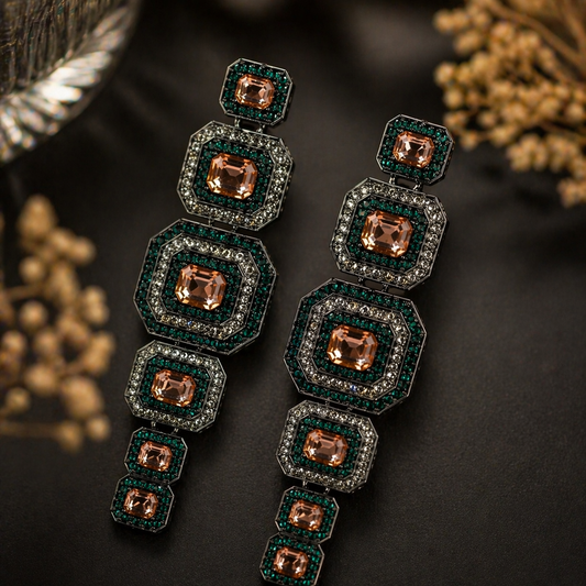 Emerald Royale Drop Earrings