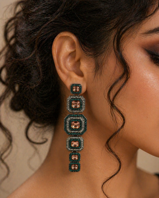 Emerald Royale Drop Earrings