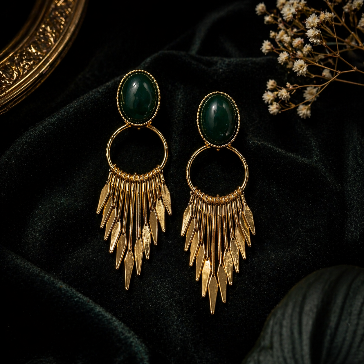 Verdant Luxe Fringe Drops