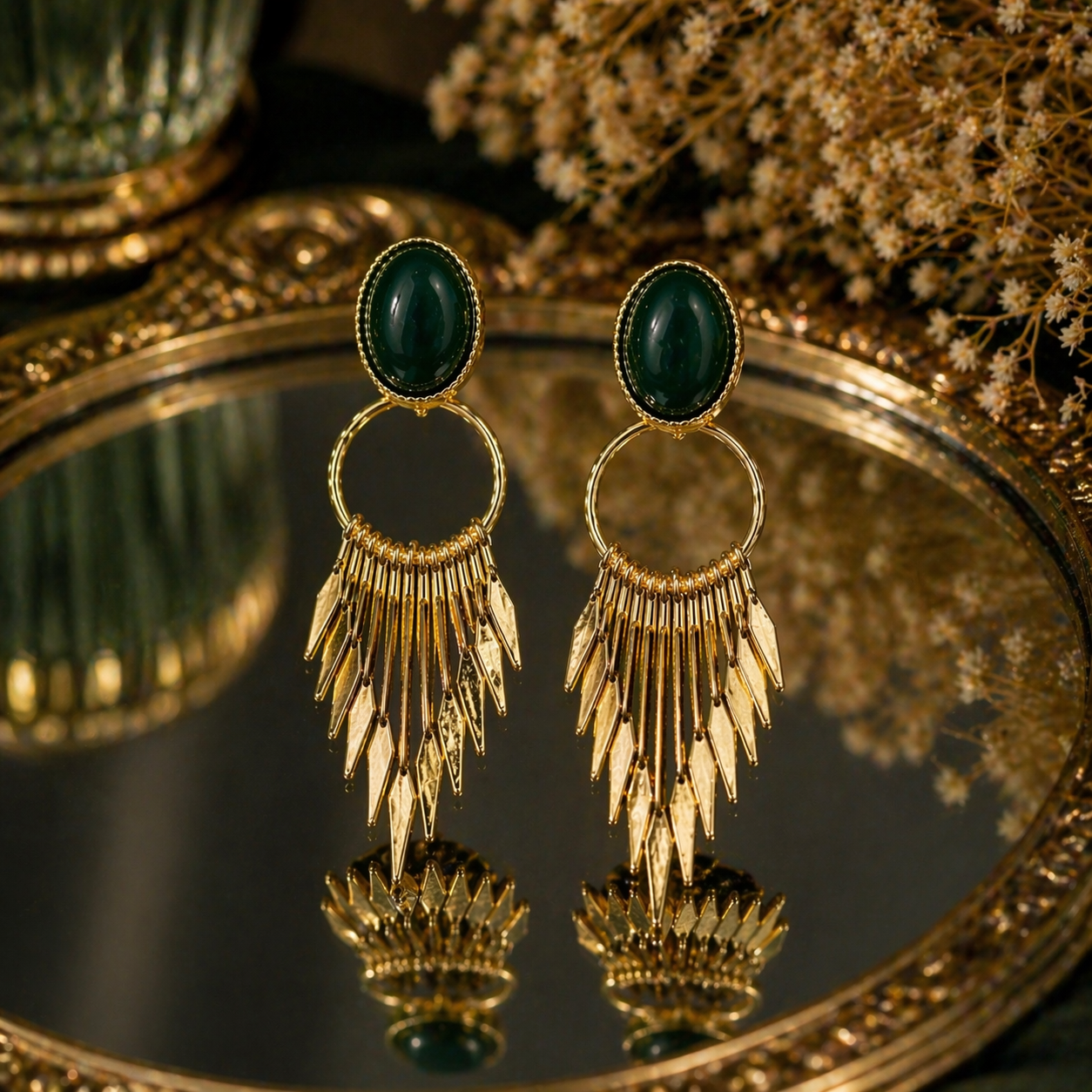 Verdant Luxe Fringe Drops