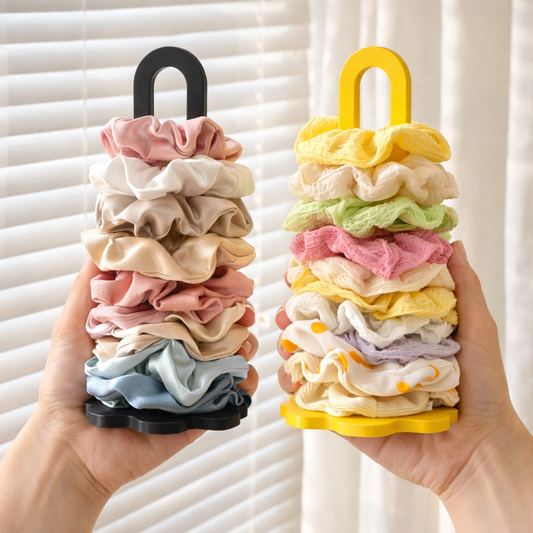 Elegant Scrunchie & Hair Tie Organizer Stand