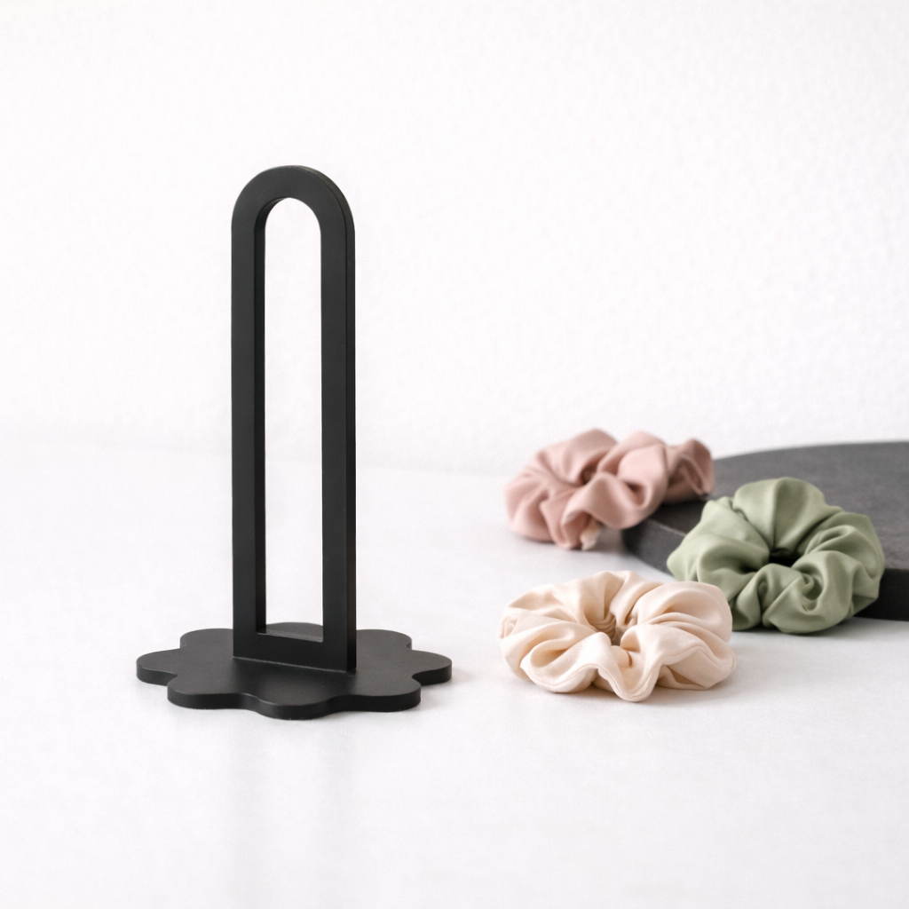 Elegant Scrunchie & Hair Tie Organizer Stand