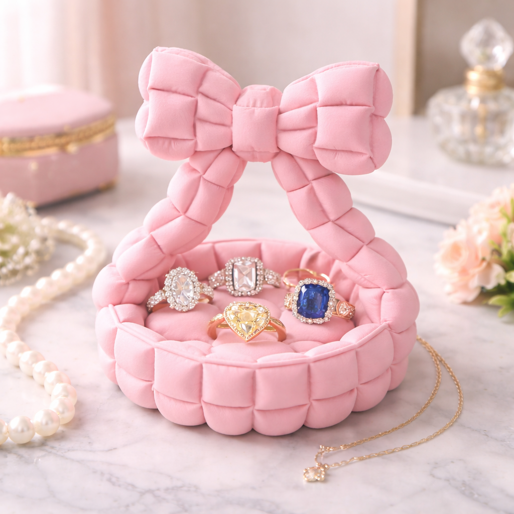 Pookie Bow Ring & Bracelet Holder 💛